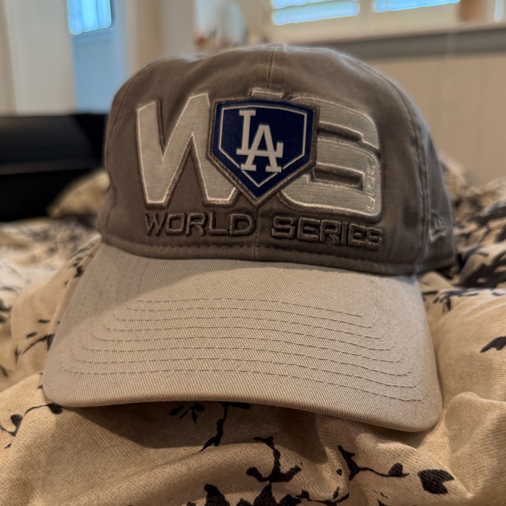 Gray World Series Cap